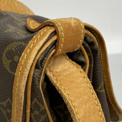 Louis Vuitton Shoulder Bag Monogram Saumur 43 Brown — view 7