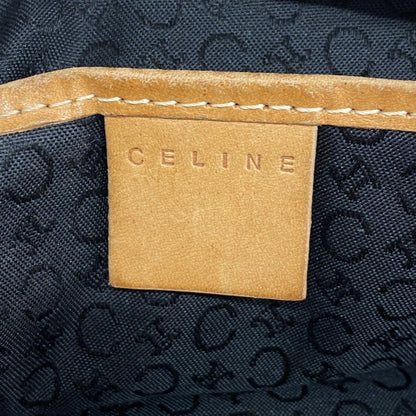 Celine Handbag C Macadam Suede Bordeaux Gold — view 5