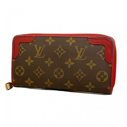 Louis Vuitton Wallet Monogram Zippy Brown Cerise