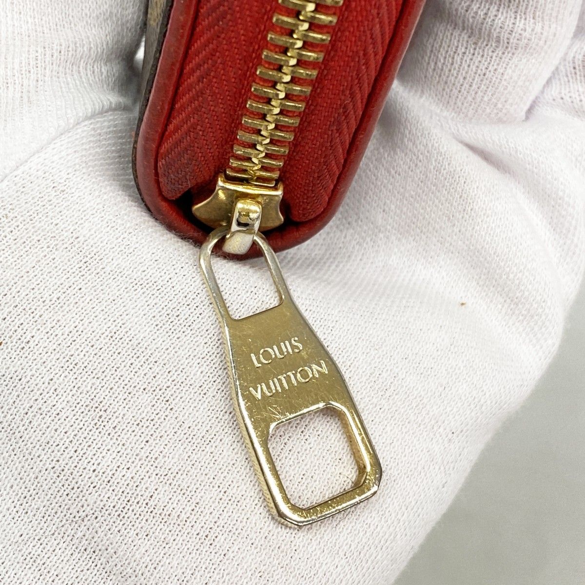 Louis Vuitton Wallet Monogram Zippy Brown Cerise — view 7
