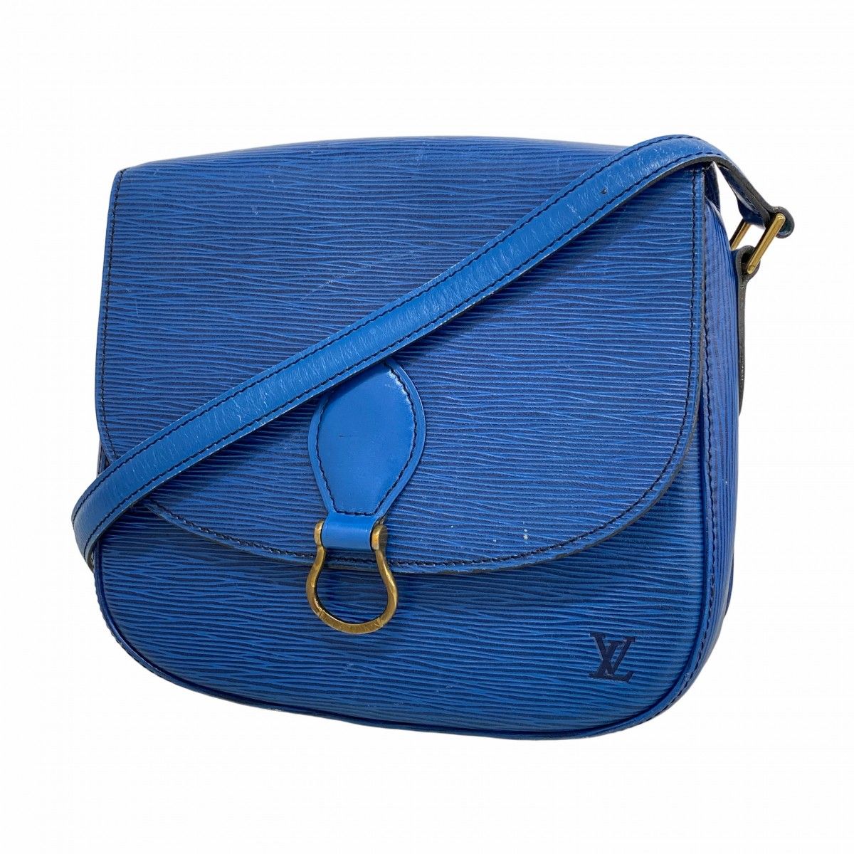 Louis Vuitton Shoulder Bag Epi Saint Cloud Toledo Blue