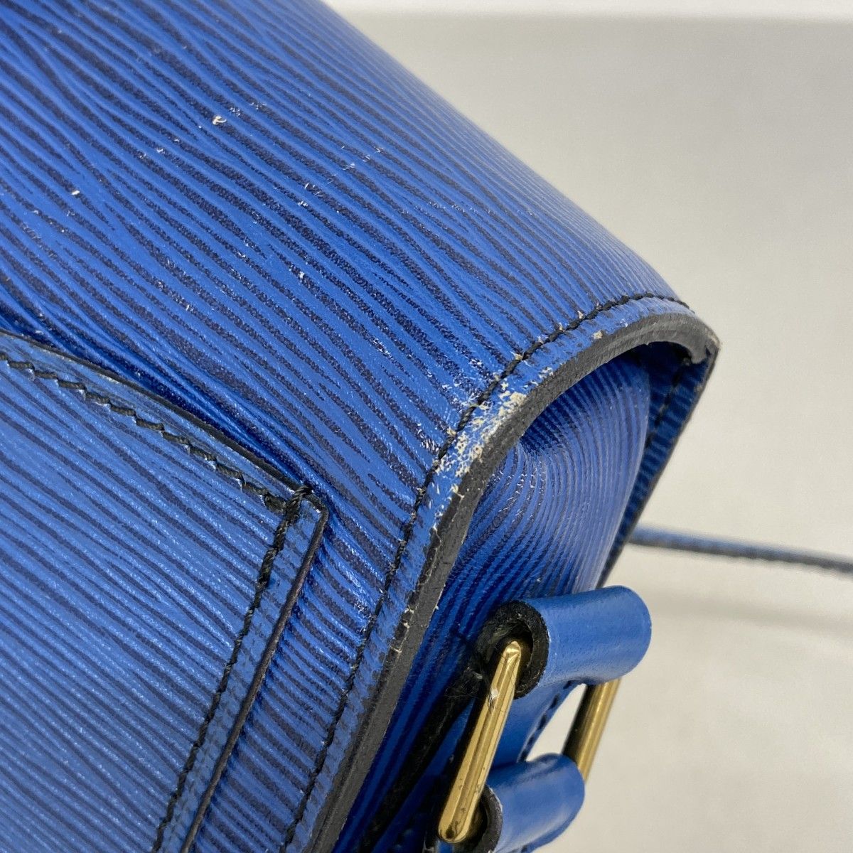 Louis Vuitton Shoulder Bag Epi Saint Cloud Toledo Blue — view 7