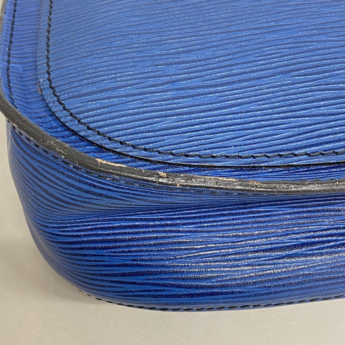 Louis Vuitton Shoulder Bag Epi Saint Cloud Toledo Blue — view 6