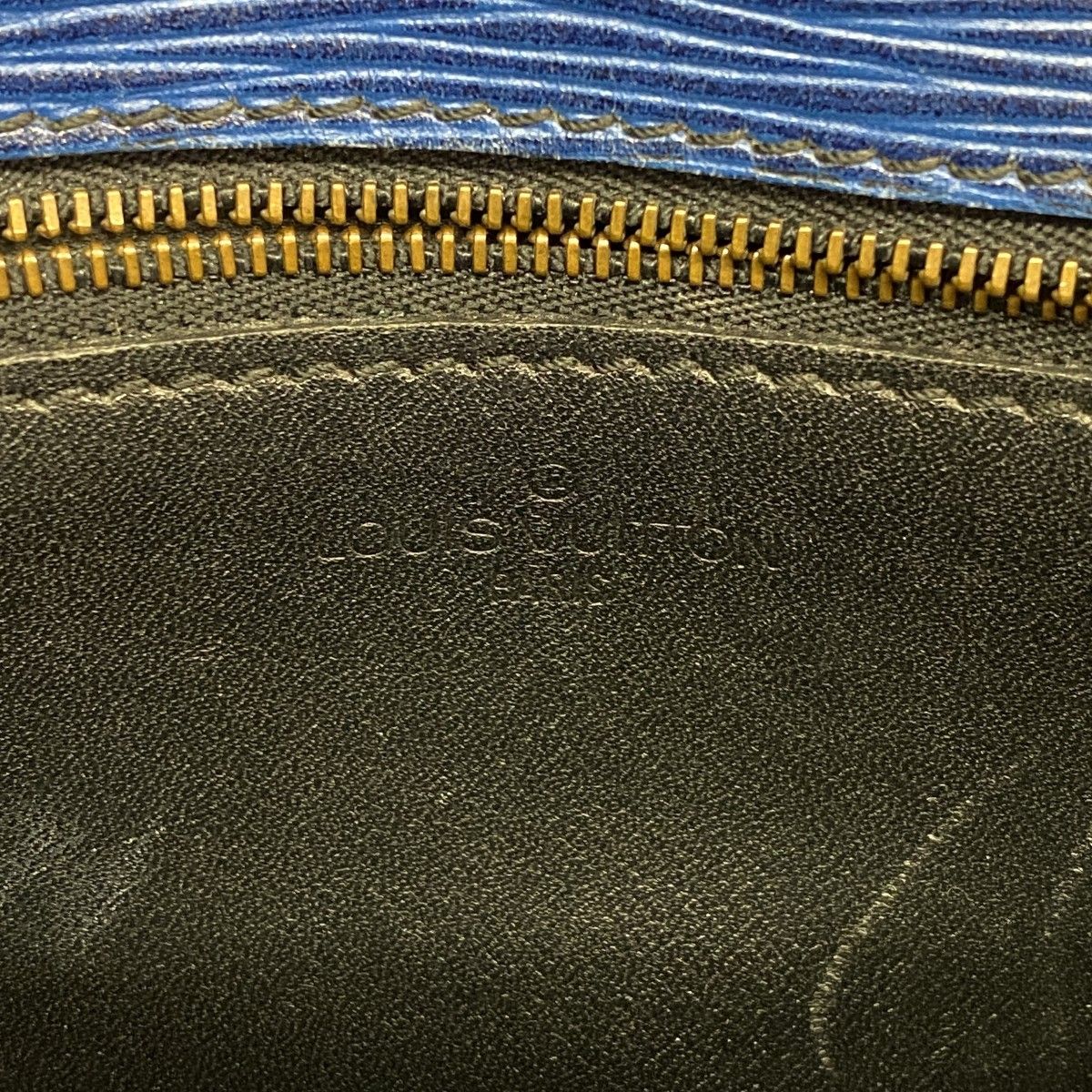 Louis Vuitton Shoulder Bag Epi Saint Cloud Toledo Blue — view 5