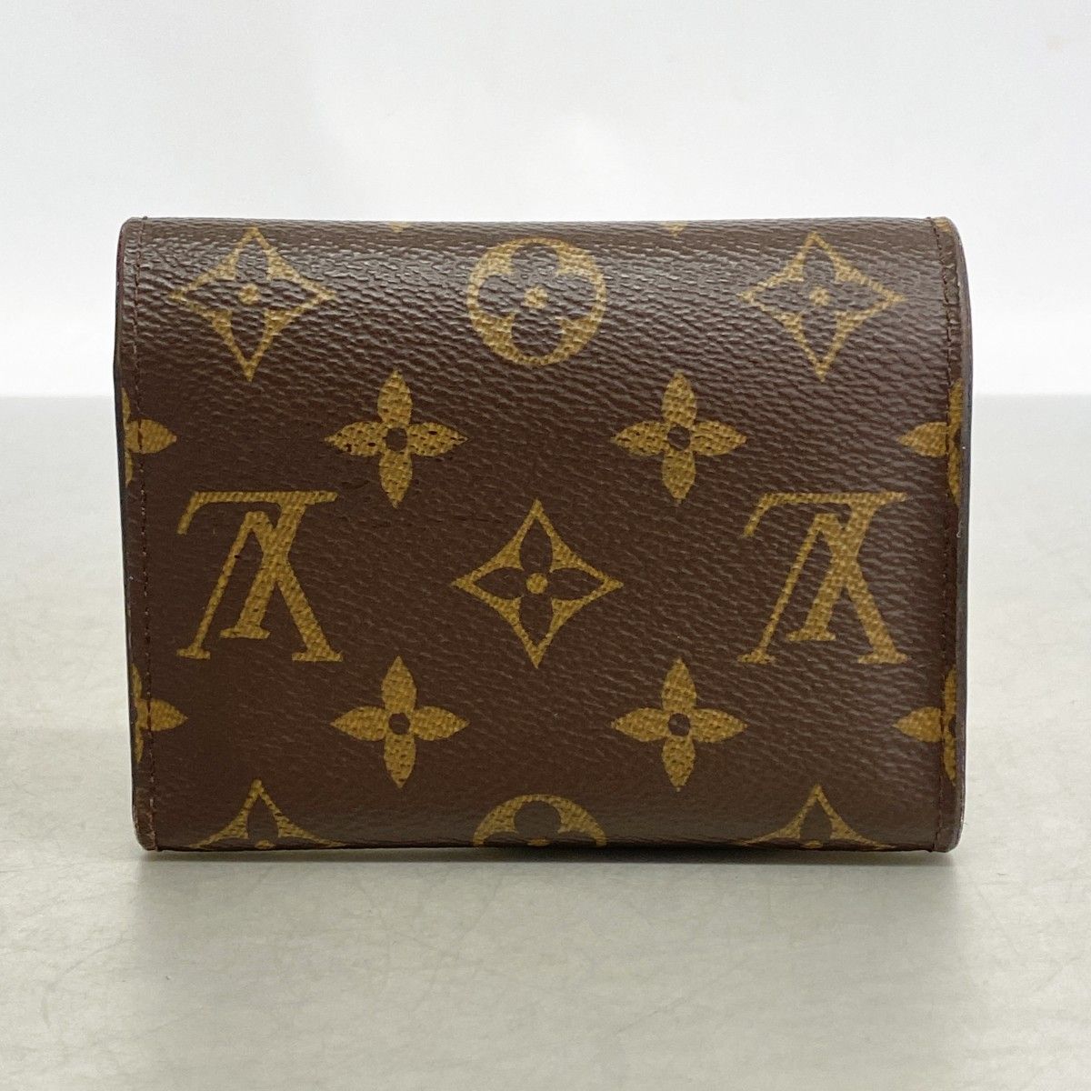 Louis Vuitton Trifold Wallet Monogram Portefeuille Victorine Brown — view 9