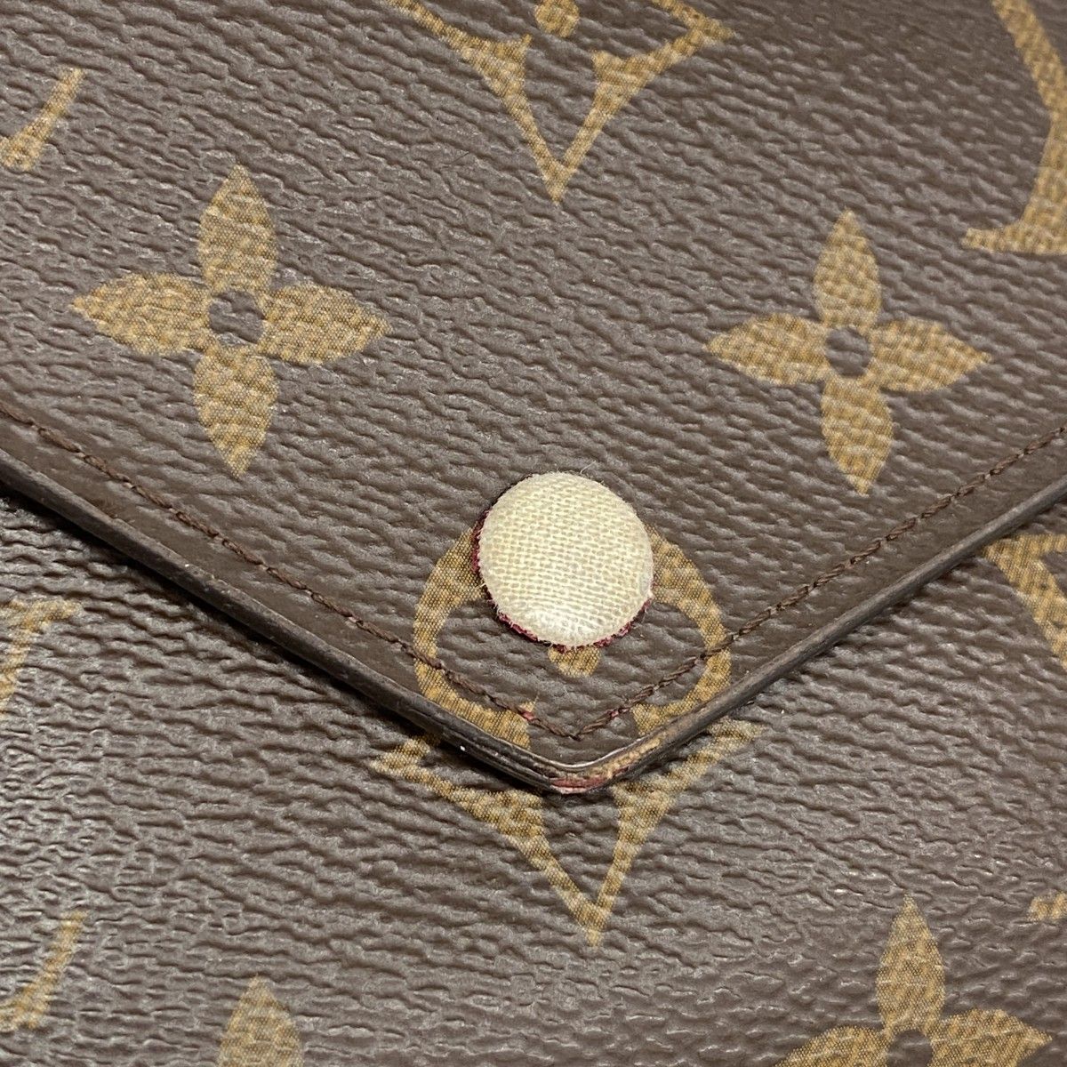 Louis Vuitton Trifold Wallet Monogram Portefeuille Victorine Brown — view 8