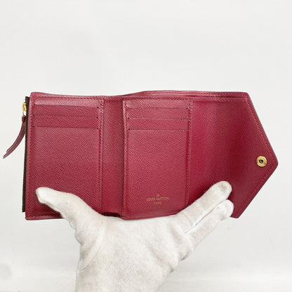 Louis Vuitton Trifold Wallet Monogram Portefeuille Victorine Brown — view 3