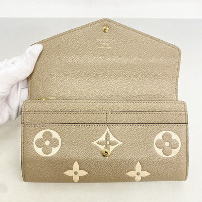 Louis Vuitton Wallet Monogram Empreinte Bicolor Portefeuille Sarah NM Tourtler — view 9