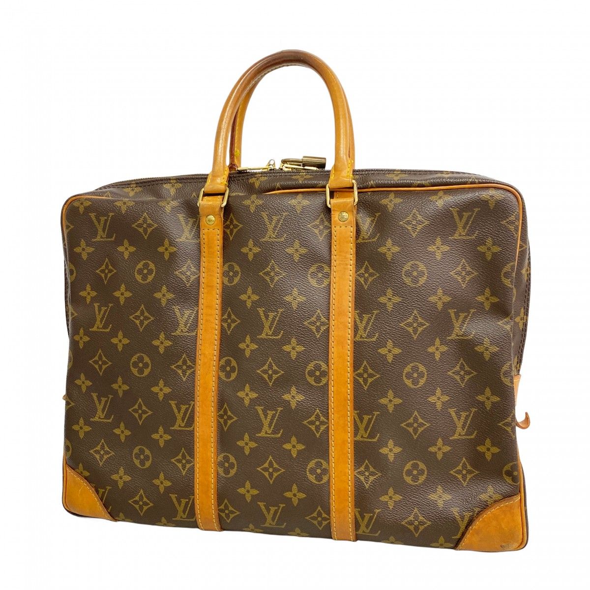 Louis Vuitton Business Bag Monogram Porte Documents Voyage Brown