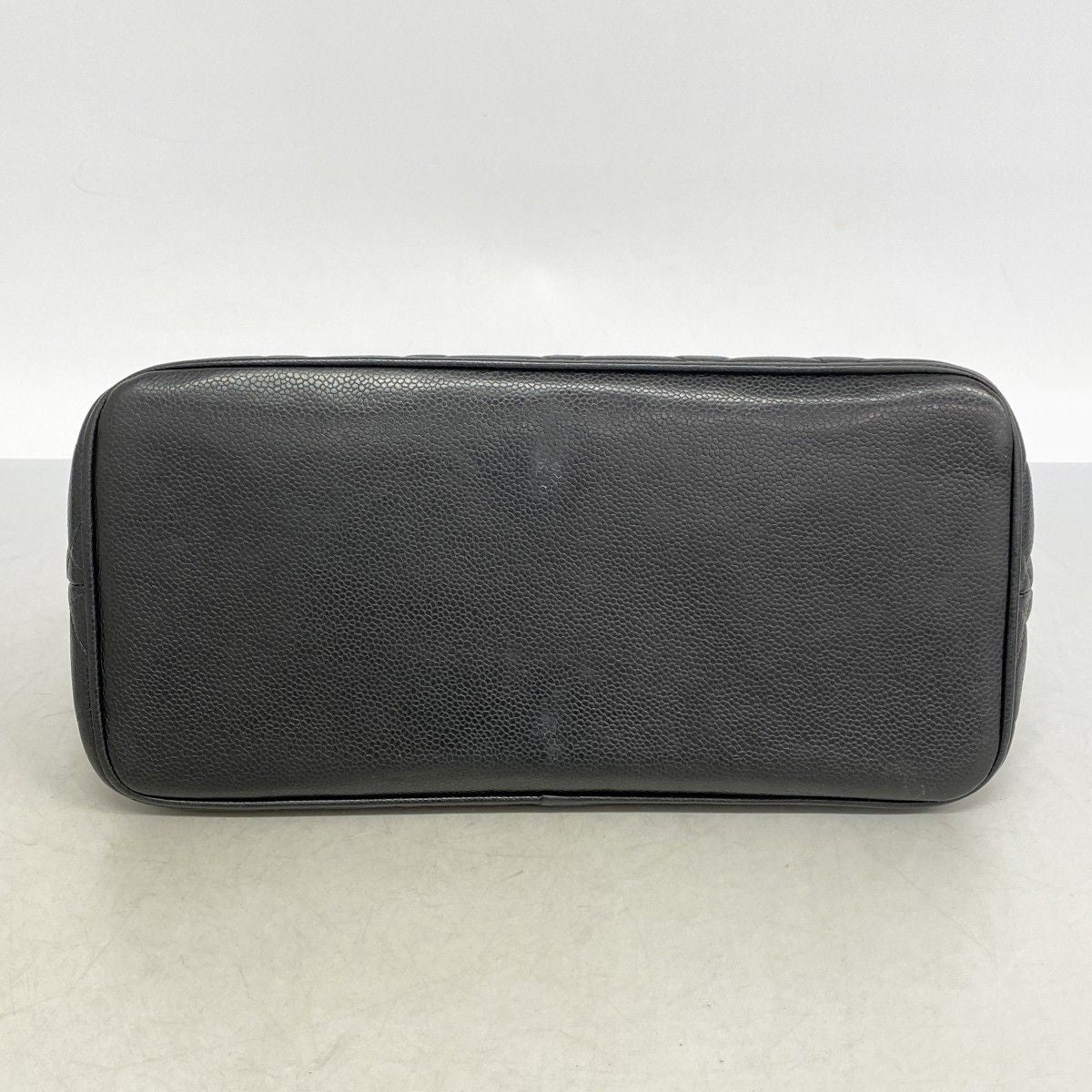 Chanel Tote Medallion Caviar Leather Black Silver — view 3