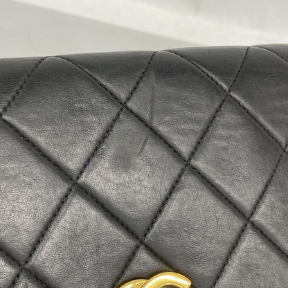 Chanel Backpack Quilted Lambskin Black Gold — view 6