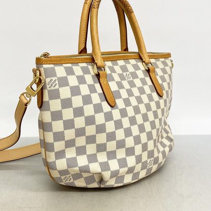 Louis Vuitton Handbag Damier Azur Riviera PM White 2-Way Bag — view 2