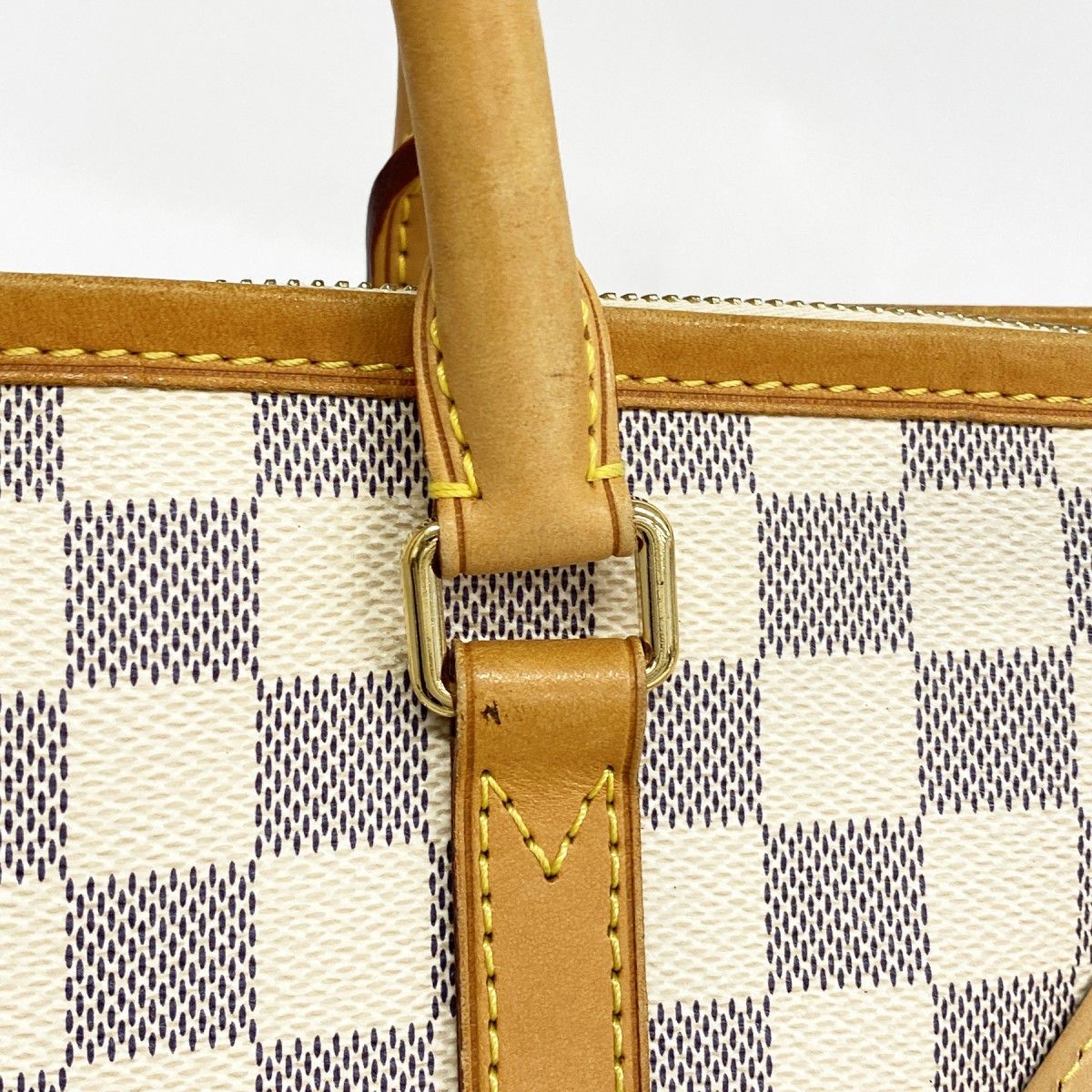 Louis Vuitton Handbag Damier Azur Riviera PM White 2-Way Bag — view 8
