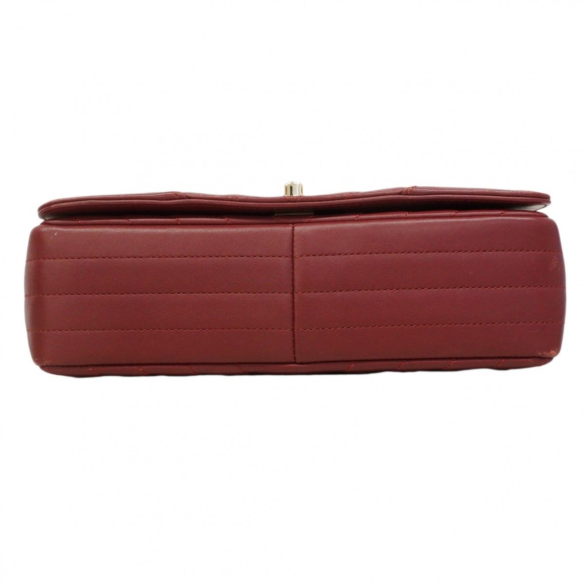 Chanel Shoulder Bag Stitch Lambskin Bordeaux Chien Pants Gold — view 3