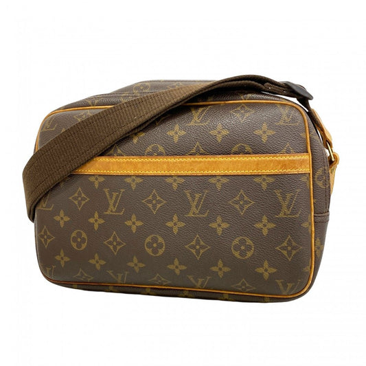 Louis Vuitton Shoulder Bag Monogram Reporter PM Brown