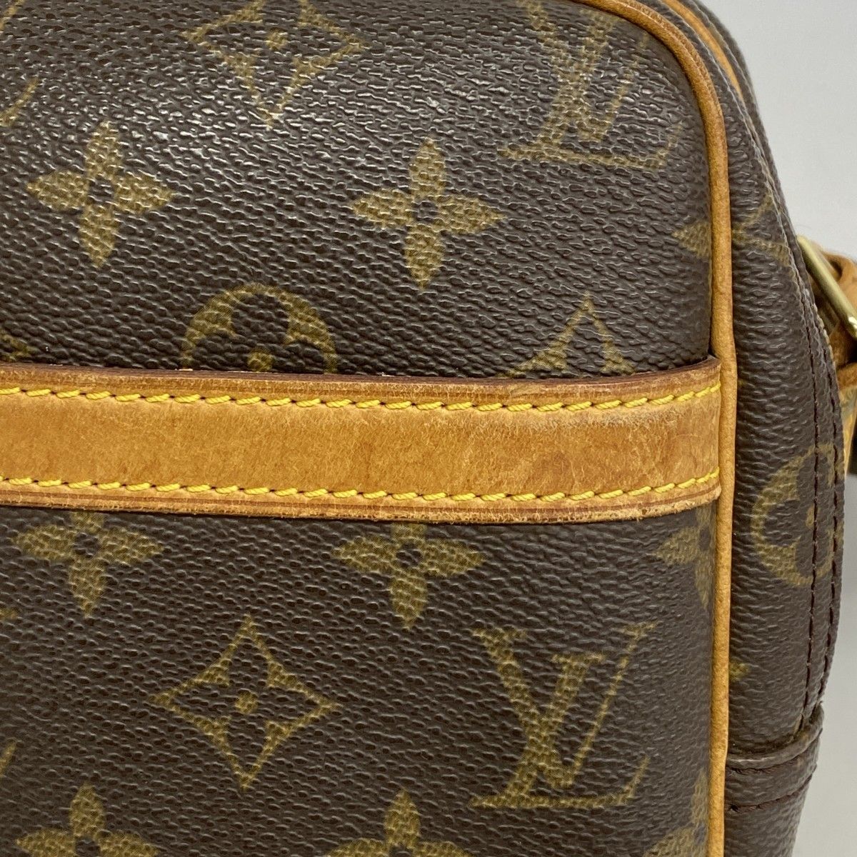Louis Vuitton Shoulder Bag Monogram Reporter PM Brown — view 7