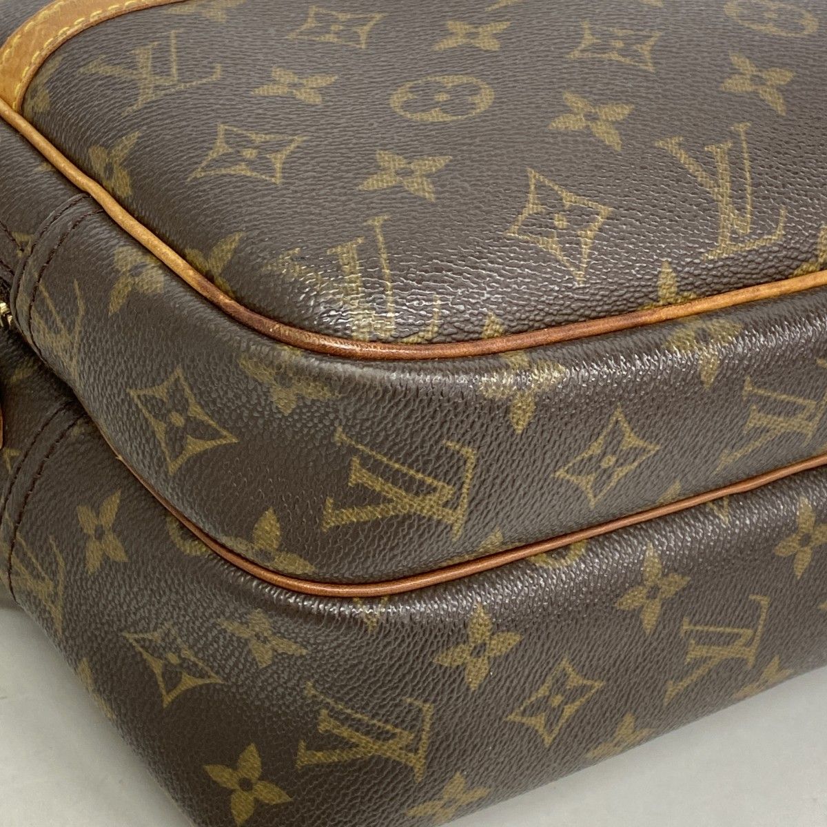 Louis Vuitton Shoulder Bag Monogram Reporter PM Brown — view 6
