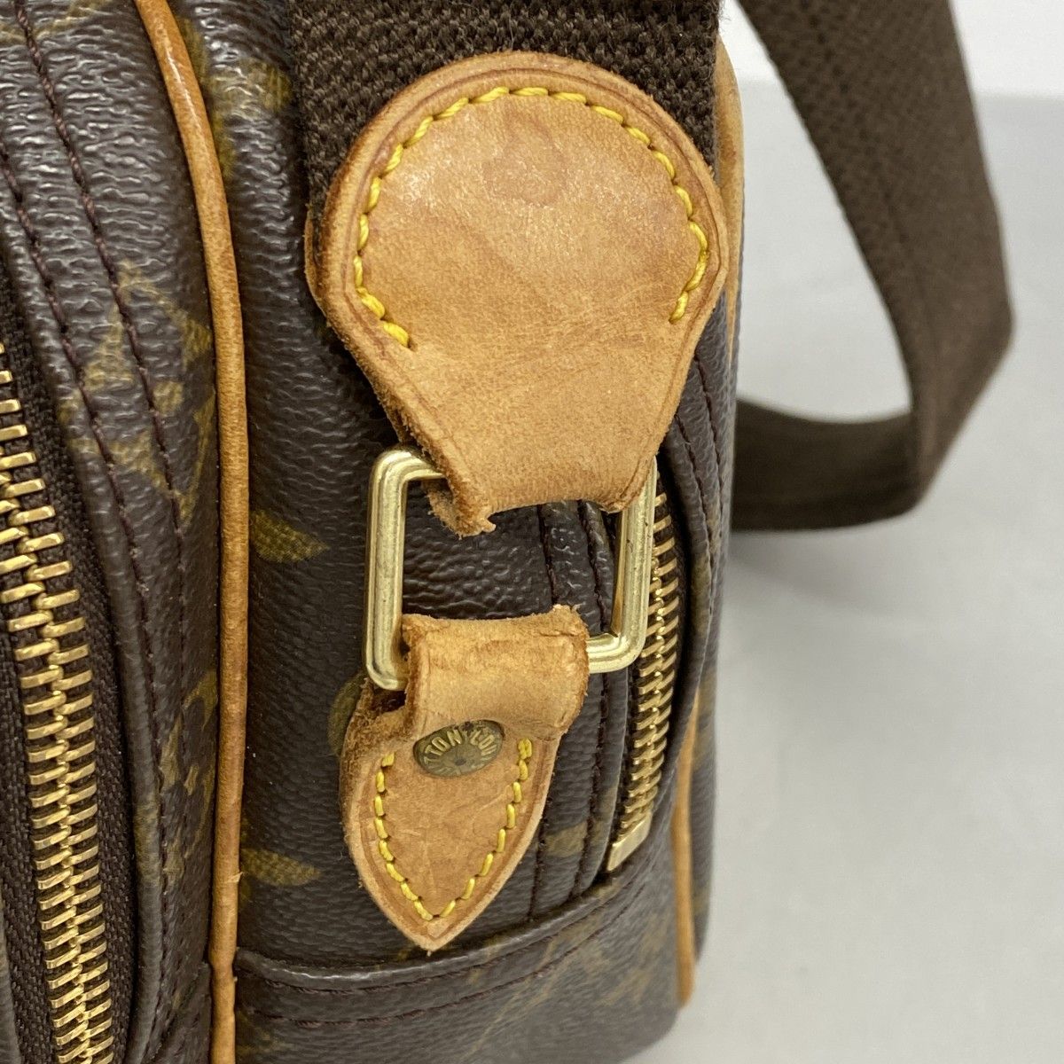Louis Vuitton Shoulder Bag Monogram Reporter PM Brown — view 8