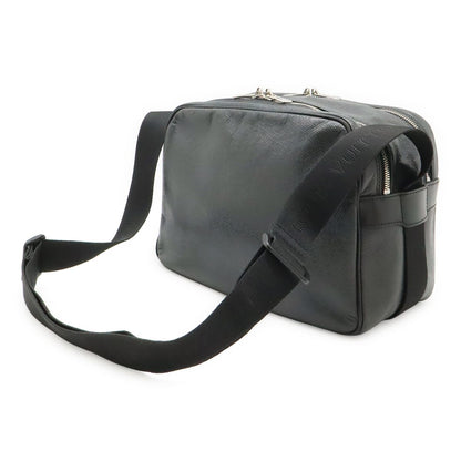 Louis Vuitton Taiga Reporter PM Shoulder Bag Crossbody Leather Ardoise Black — view 2