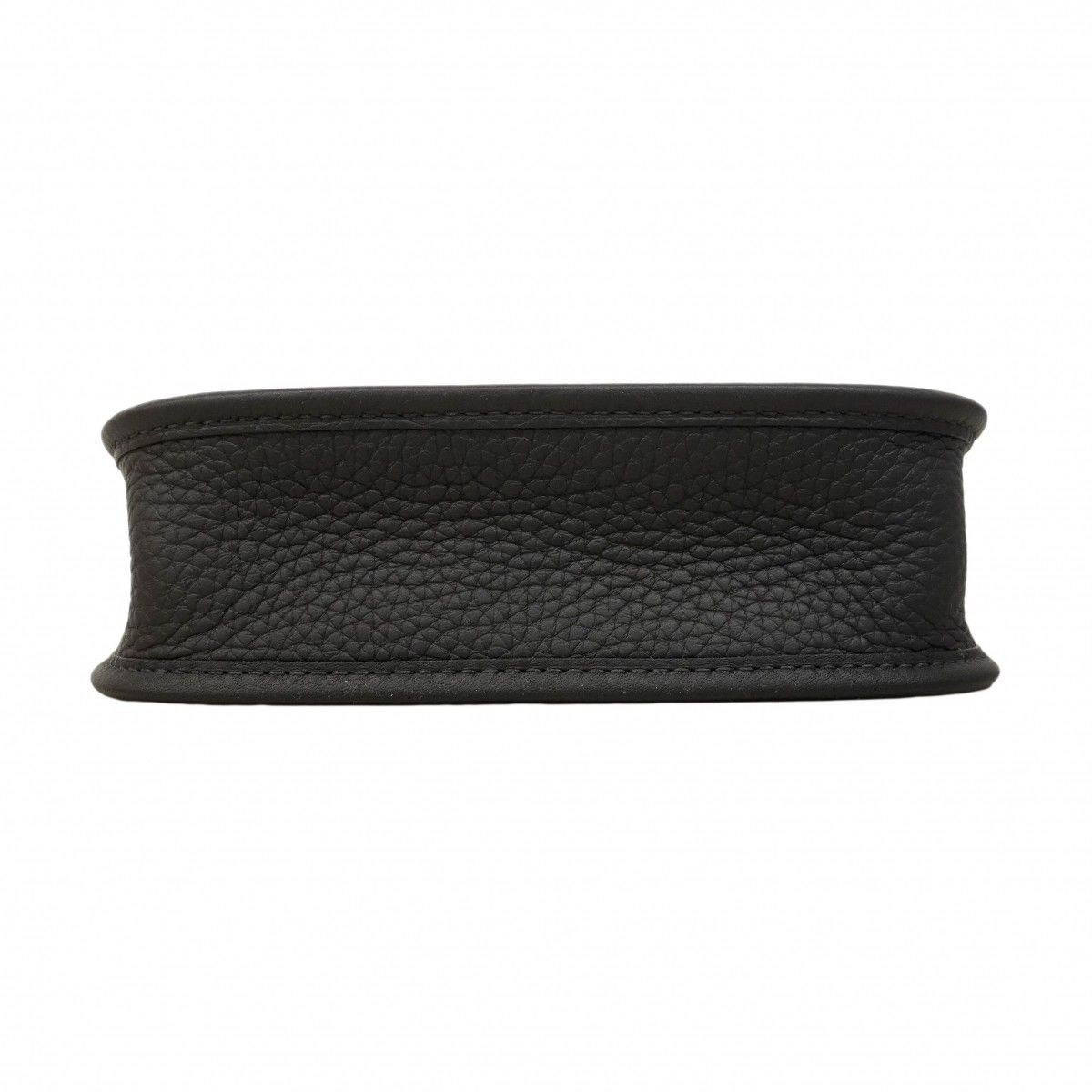 Hermes Shoulder Bag Evelyne TPM Taurillon Clemence Black Silver — view 3