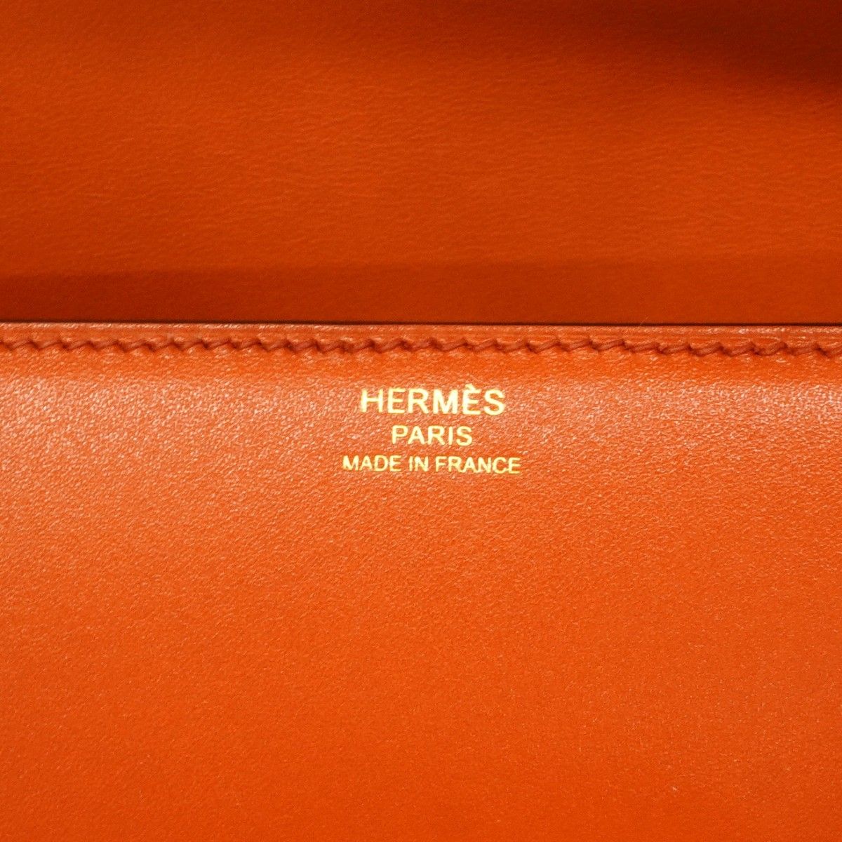 Hermes Clutch Eje Tadelakt Sanguine Gold — view 5
