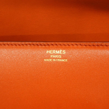 Hermes Clutch Eje Tadelakt Sanguine Gold — view 5