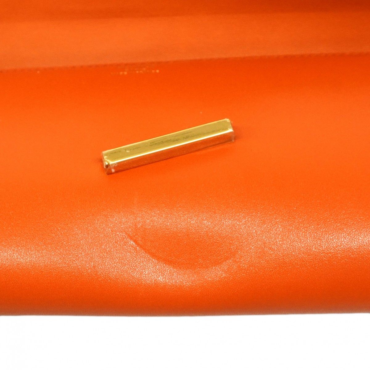 Hermes Clutch Eje Tadelakt Sanguine Gold — view 7