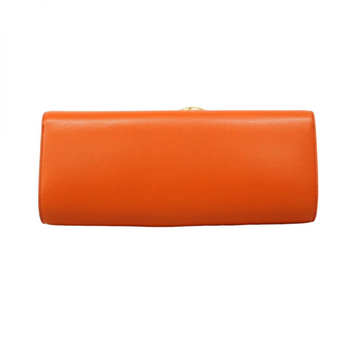 Hermes Clutch Eje Tadelakt Sanguine Gold — view 9
