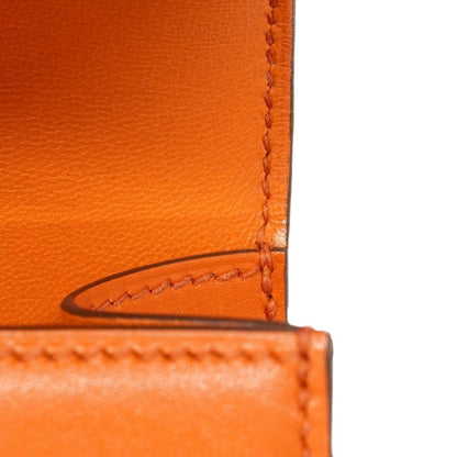 Hermes Clutch Eje Tadelakt Sanguine Gold — view 6