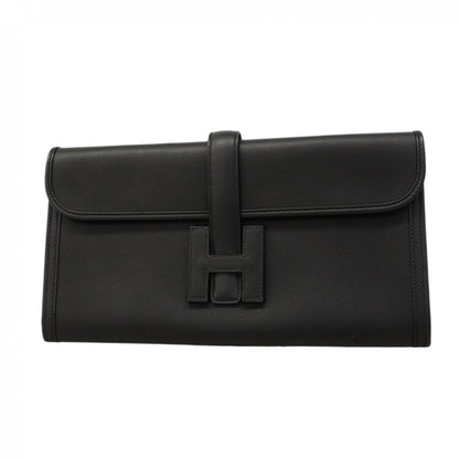 Hermes Clutch Jije Elan Swift Black