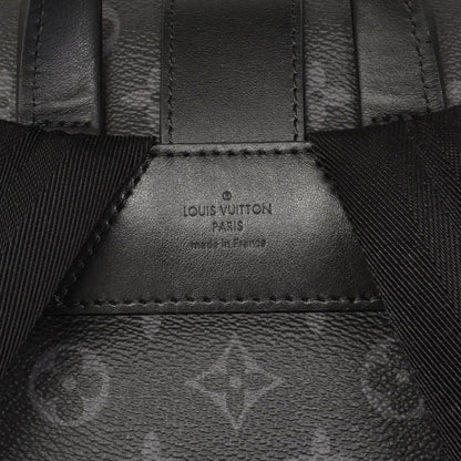 Louis Vuitton Backpack Monogram Eclipse Saumur Black — view 5