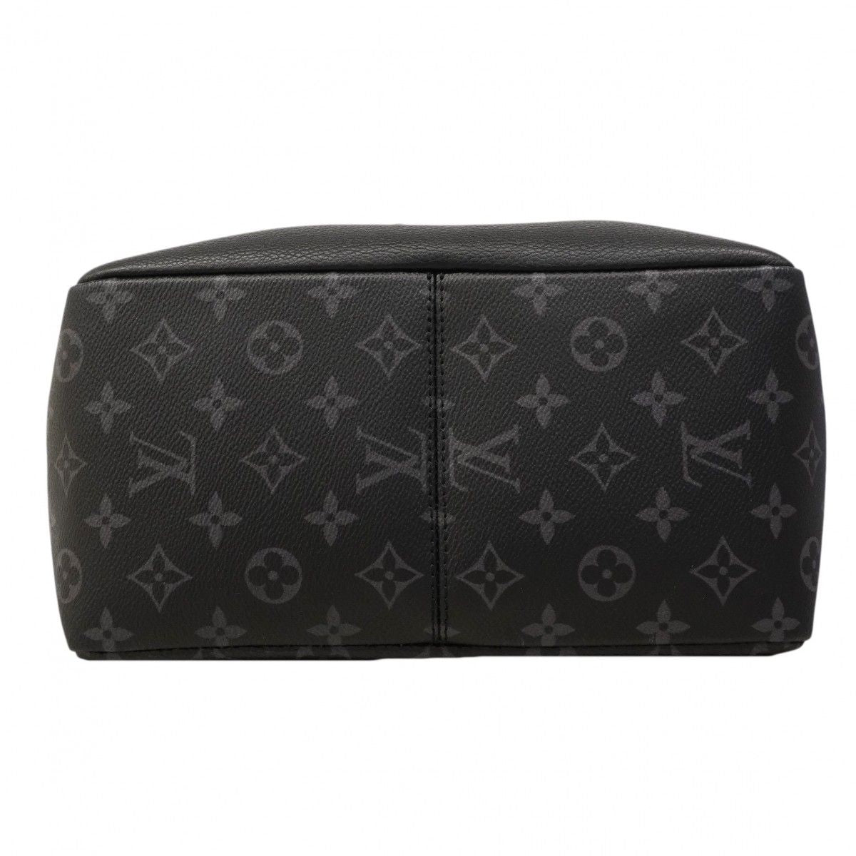 Louis Vuitton Backpack Monogram Eclipse Saumur Black — view 3