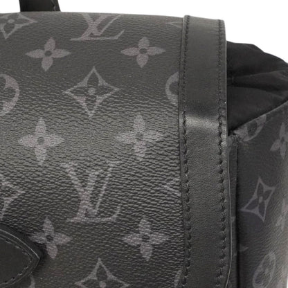 Louis Vuitton Backpack Monogram Eclipse Saumur Black — view 8
