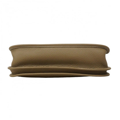 Hermes Shoulder Bag Evelyne Taurillon Clemence Etoupe Gold — view 3