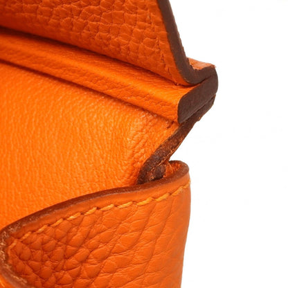 Hermes Handbag Birkin 30 Togo Orange Gold — view 9