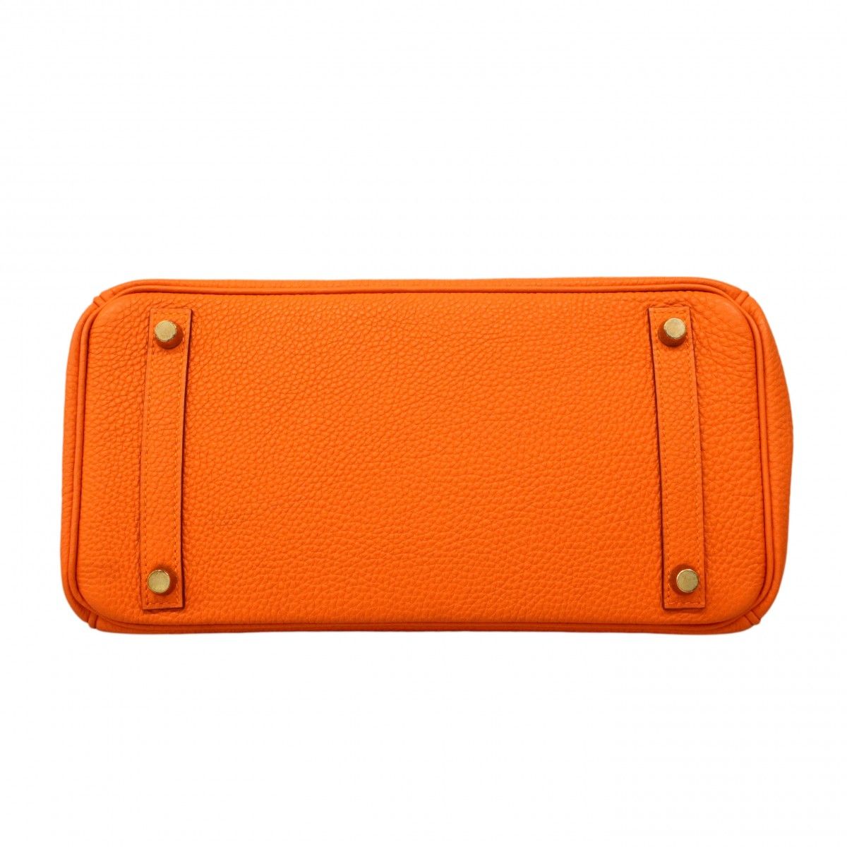 Hermes Handbag Birkin 30 Togo Orange Gold — view 3