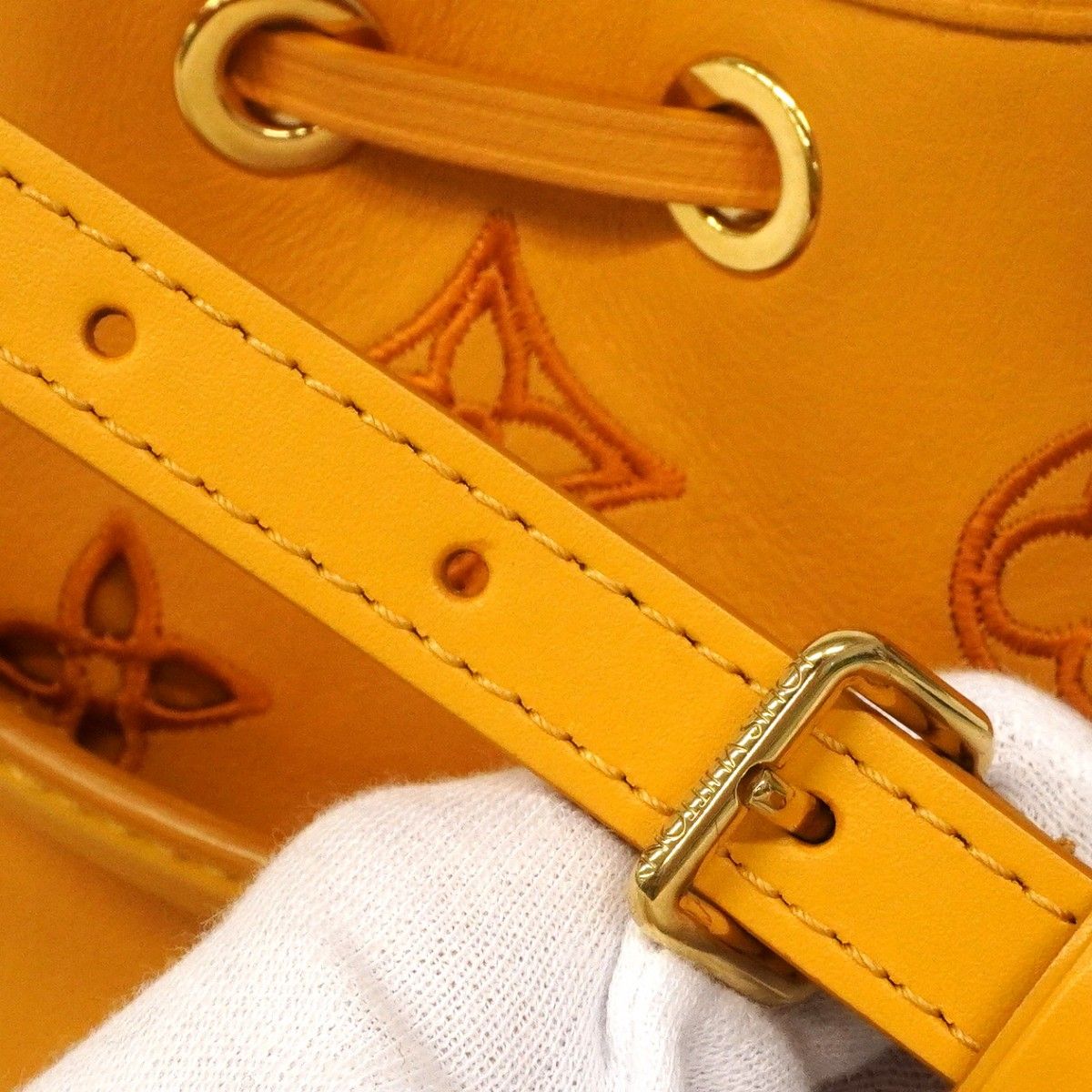 Louis Vuitton Handbag Nano Noe Saffron 2-Way Bag — view 9