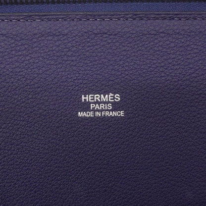 Hermes Handbag Bolide 45 Kazak Togo Color Blue Saffiano Jo Nunapur Silver — view 5