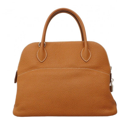 Hermes Handbag Bolide 31 Taurillon Clemence Gold Silver — view 9