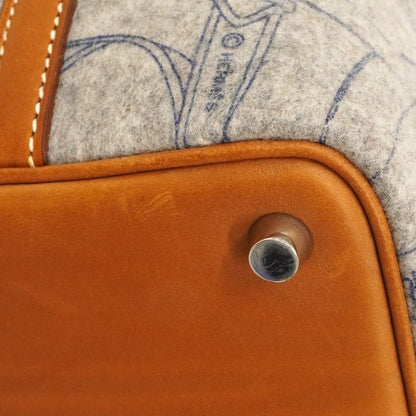 Hermes Handbag Picotin PM Barenia Felt Gray Faux Silver — view 8