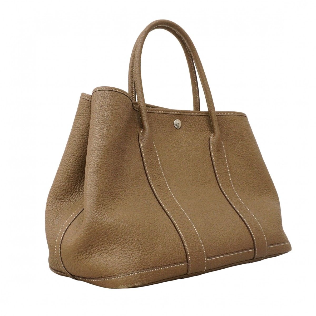 Hermes Tote Garden Party PM Negonda Etoupe Silver — view 2