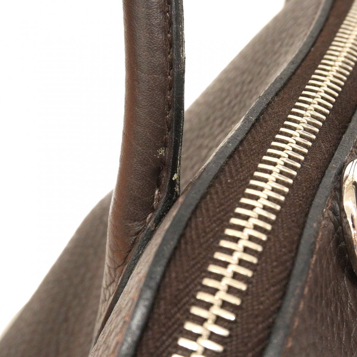 Hermes Handbag Bolide 31 Taurillon Clemence Tail Silver 2-Way Bag — view 9
