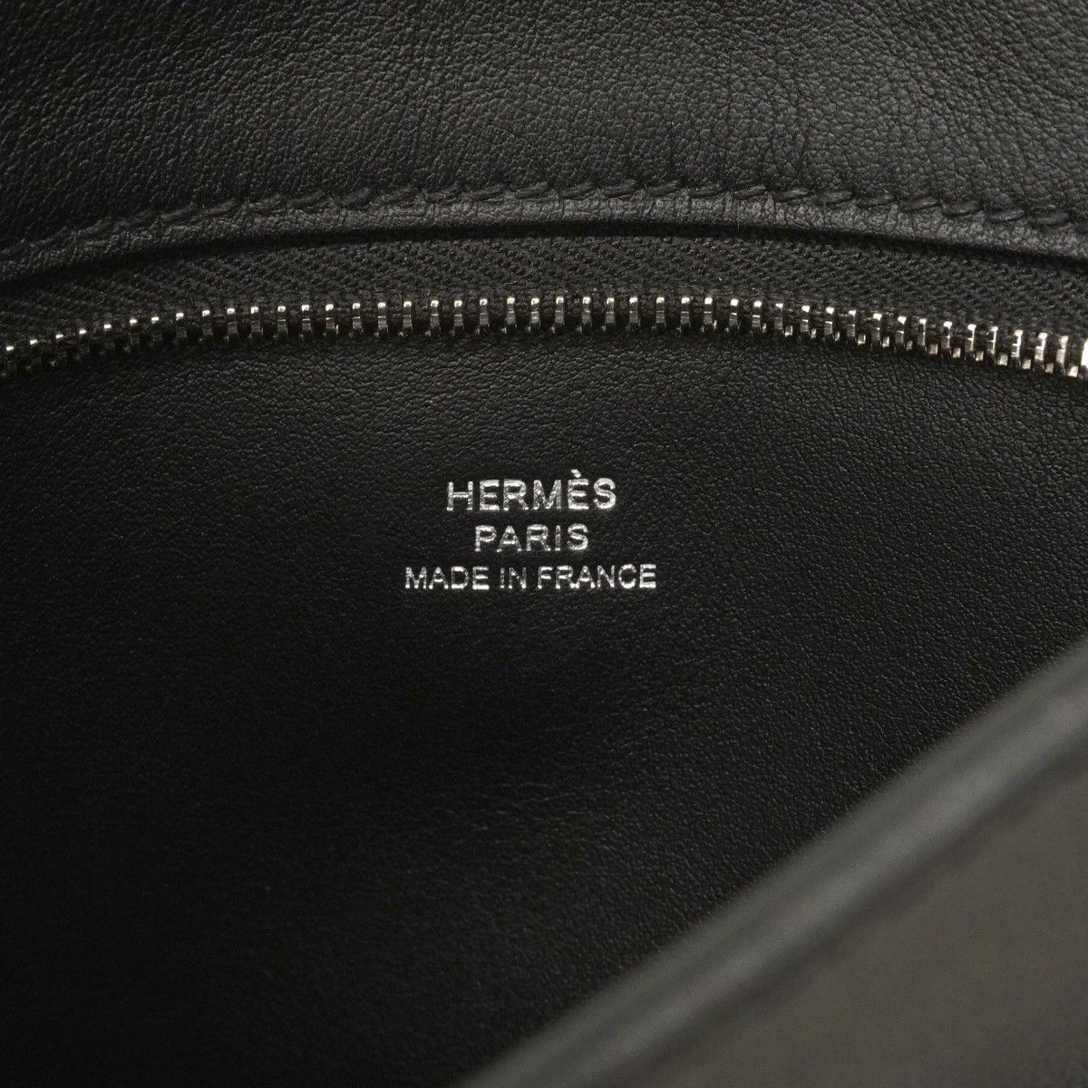 Hermes Belt Bag Pochette Plus Swift Black Silver — view 5