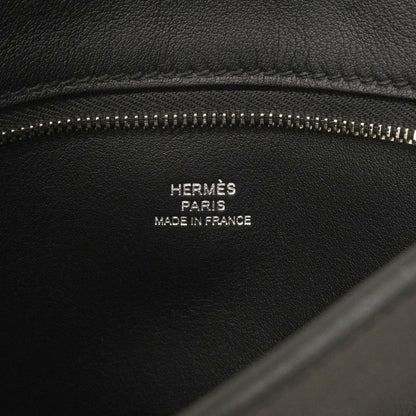 Hermes Belt Bag Pochette Plus Swift Black Silver — view 5