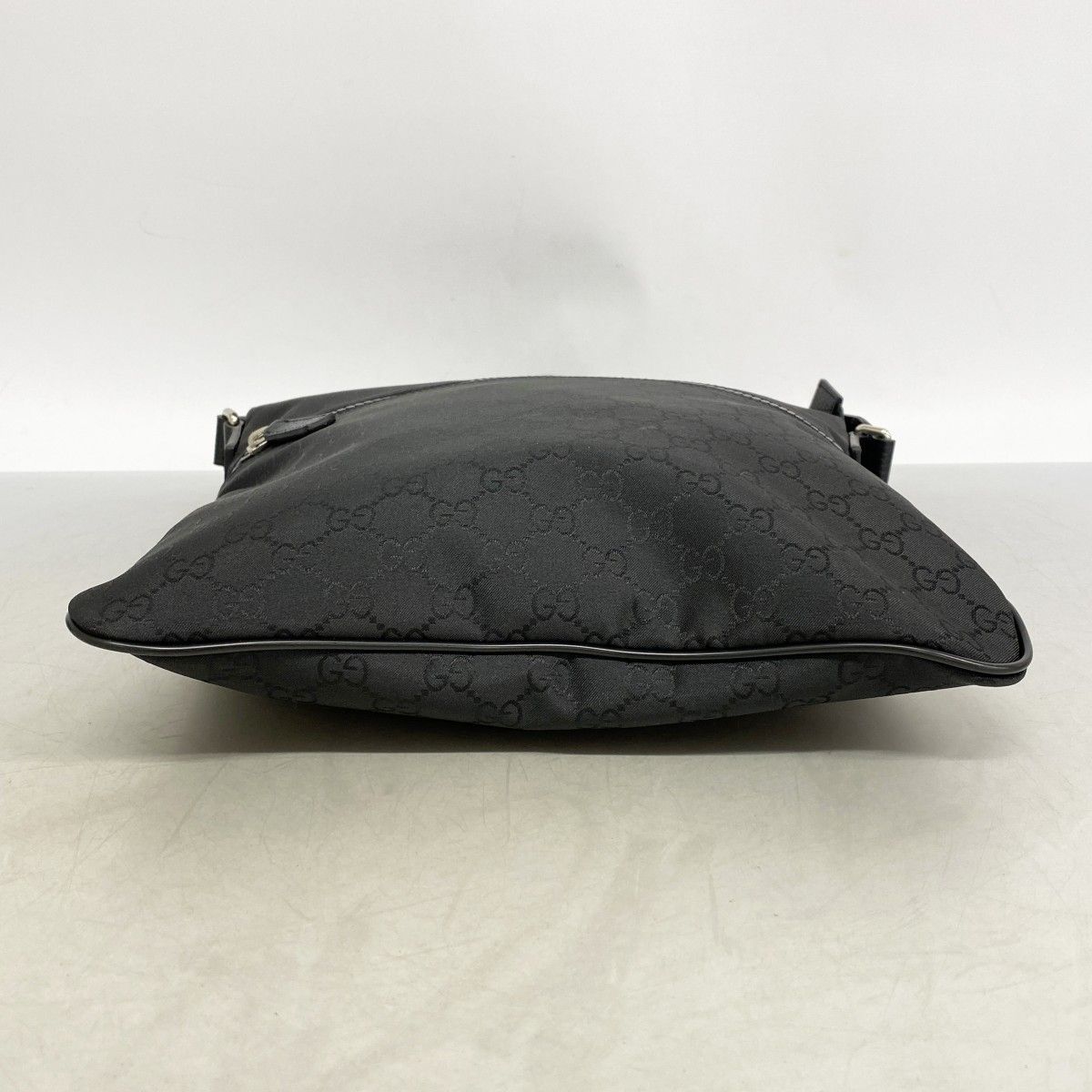 Gucci Shoulder Bag GG Nylon Black Silver — view 3