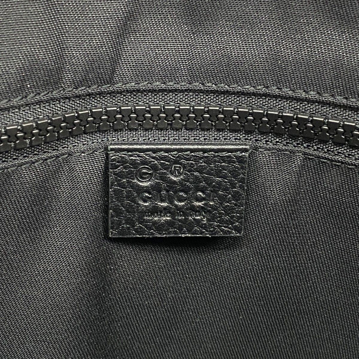 Gucci Shoulder Bag GG Nylon Black Silver — view 5