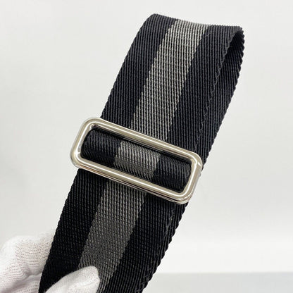 Gucci Shoulder Bag GG Nylon Black Silver — view 7