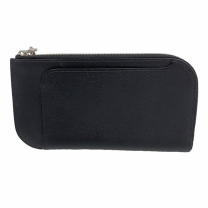 Hermes Pouch Strap GM Evercolor Black Silver