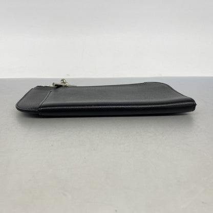 Hermes Pouch Strap GM Evercolor Black Silver — view 2