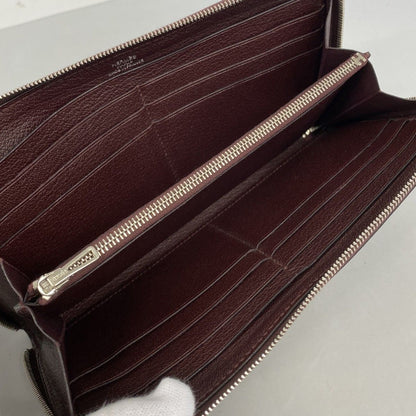 Hermes Wallet Azap Long Classic Swift Purun Silver — view 3